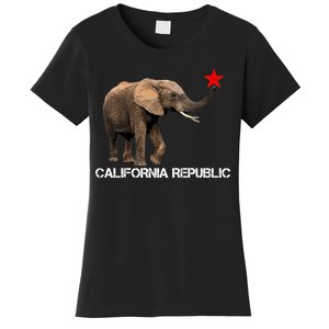 California Republic Elephant  Women's T-Shirt