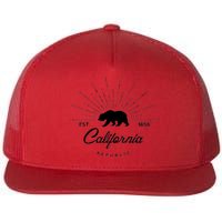 California Republic EST  Flat Bill Trucker Hat