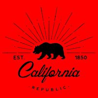 California Republic EST  Baby Bodysuit