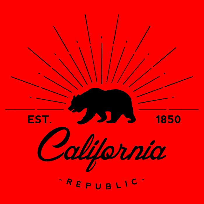California Republic EST  Baby Bodysuit