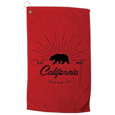 California Republic EST  Platinum Collection Golf Towel