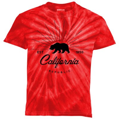 California Republic EST  Kids Tie-Dye T-Shirt