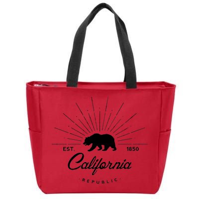 California Republic EST  Zip Tote Bag