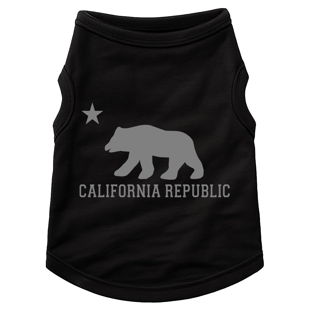 California Republic Grey Style Doggie Tank