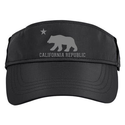 California Republic Grey Style Adult Drive Performance Visor