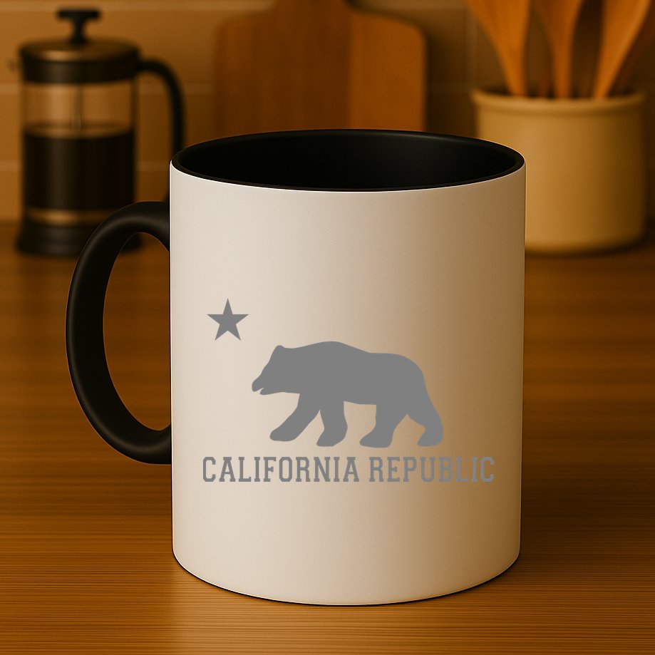 California Republic Grey Style Mug