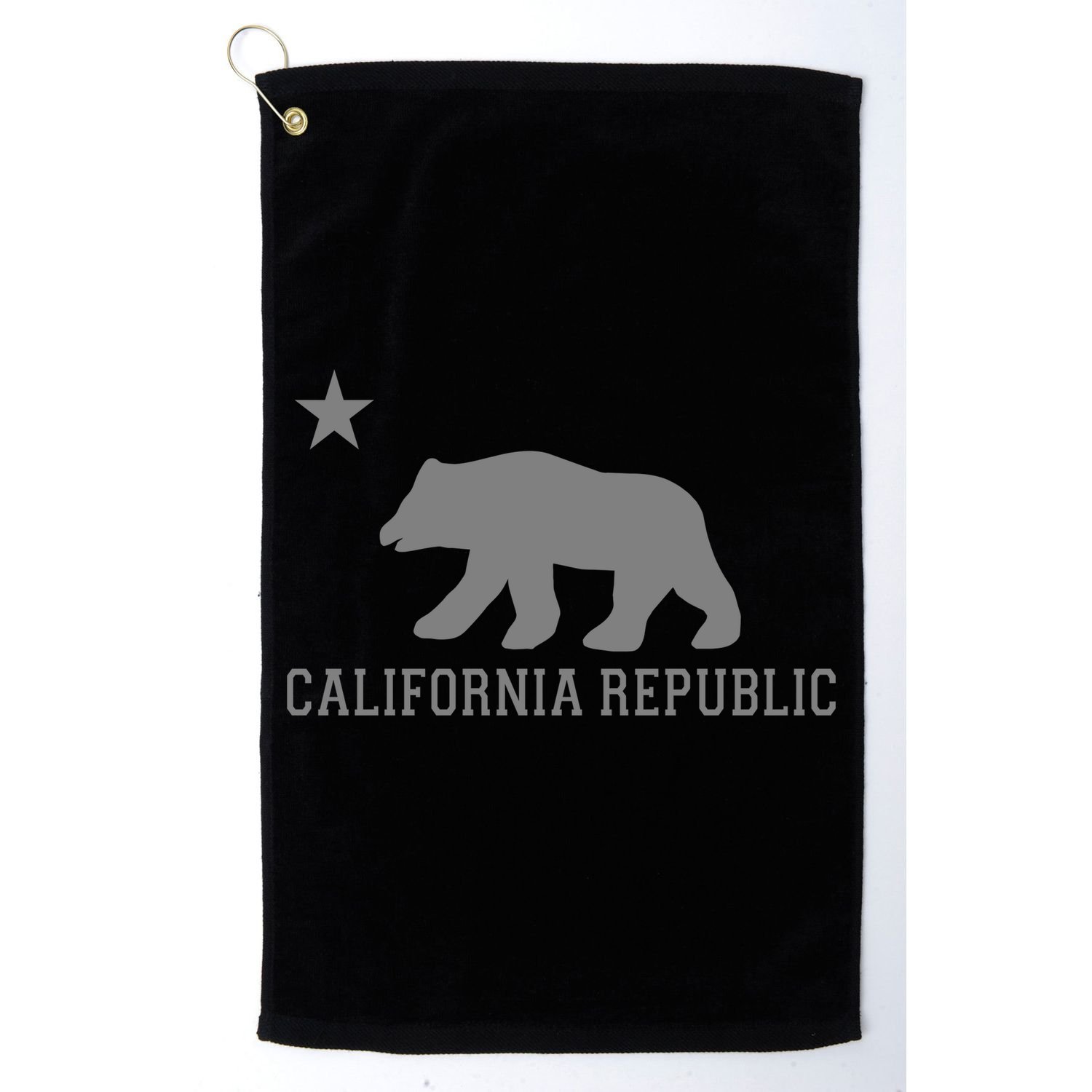 California Republic Grey Style Golf Towel