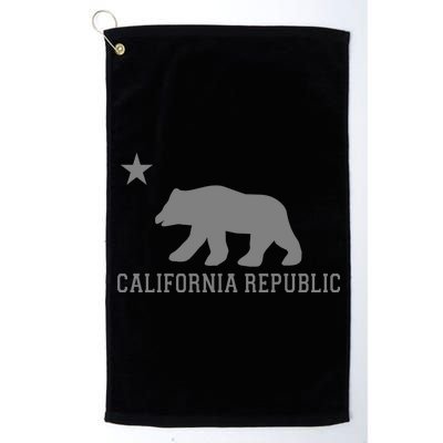 California Republic Grey Style Platinum Collection Golf Towel