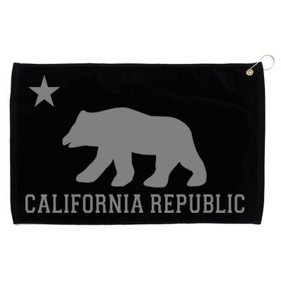 California Republic Grey Style Grommeted Golf Towel