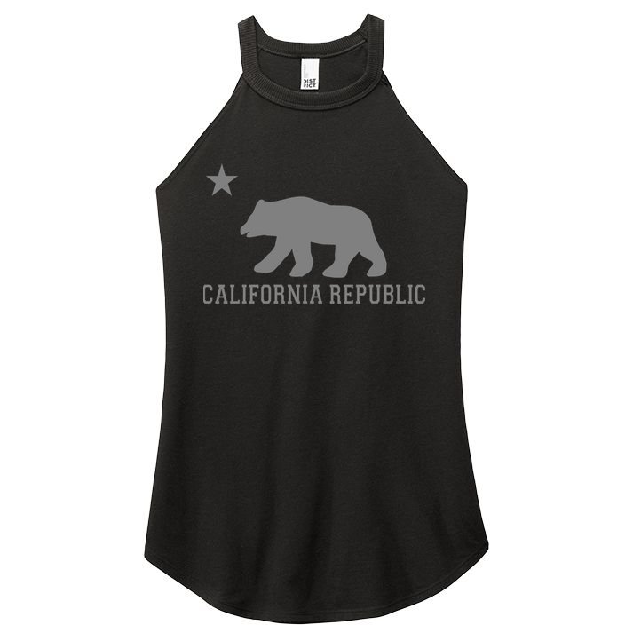 California Republic Grey Style Women's Perfect Tri Rocker Tank