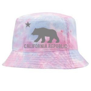 California Republic Grey Style Tie-Dyed Bucket Hat