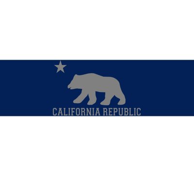 California Republic Grey Style Bumper Sticker