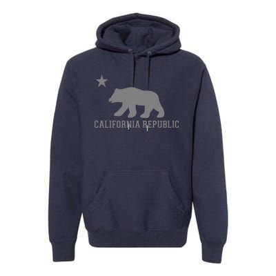 California Republic Grey Style Premium Hoodie