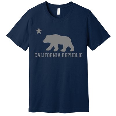 California Republic Grey Style Premium T-Shirt