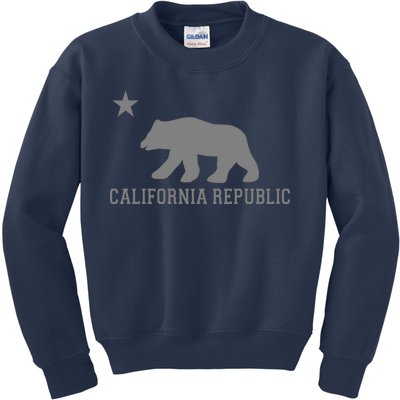 California Republic Grey Style Kids Sweatshirt