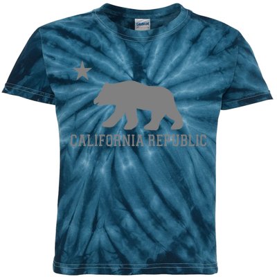 California Republic Grey Style Kids Tie-Dye T-Shirt