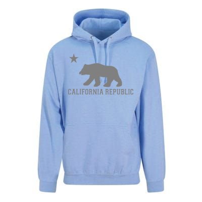 California Republic Grey Style Unisex Surf Hoodie