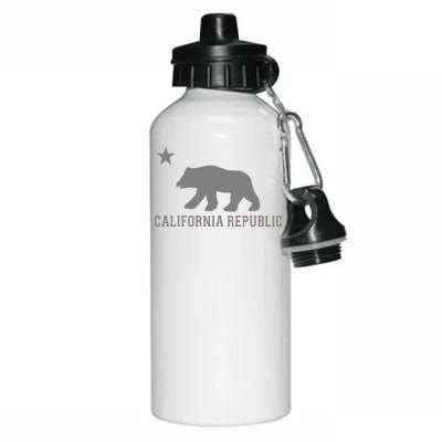 California Republic Grey Style Aluminum Water Bottle