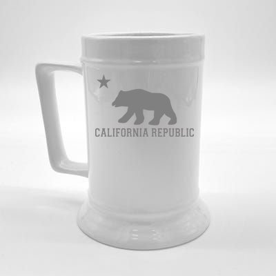 California Republic Grey Style Beer Stein