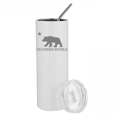 California Republic Grey Style Stainless Steel Tumbler