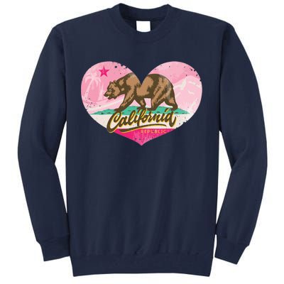 California Republic Heart Tall Sweatshirt