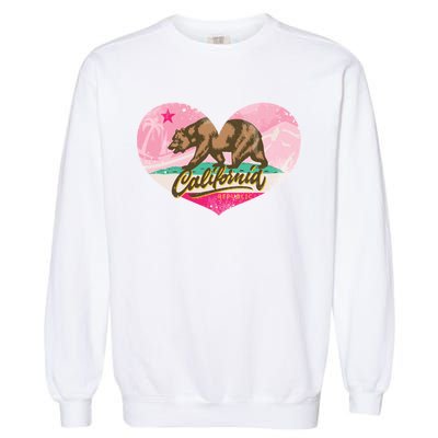 California Republic Heart Garment-Dyed Sweatshirt