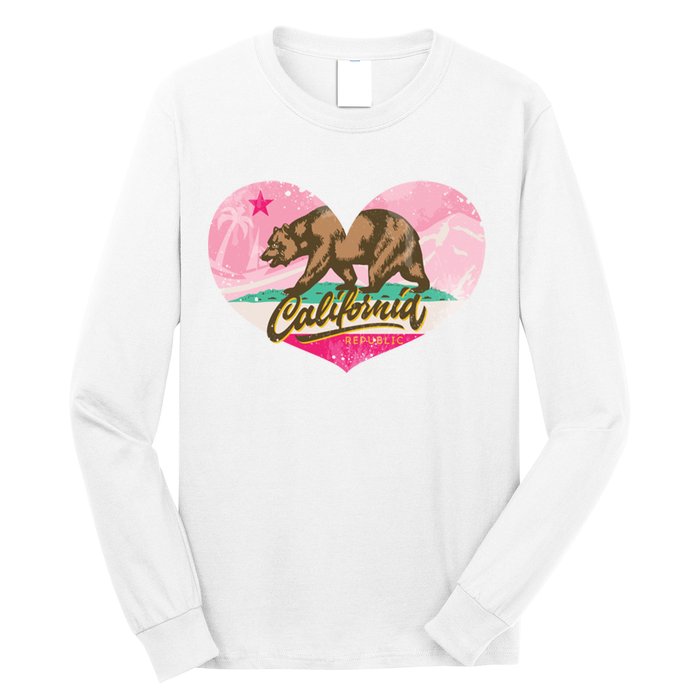 California Republic Heart Long Sleeve Shirt