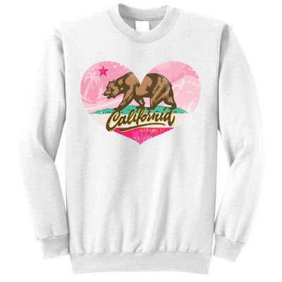 California Republic Heart Sweatshirt