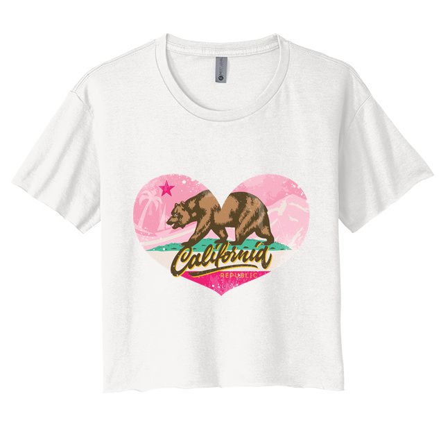 California Republic Heart Crop Top