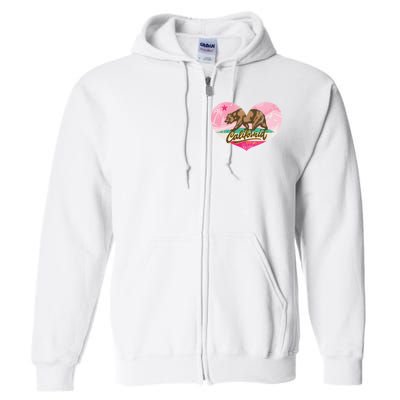 California Republic Heart Full Zip Hoodie