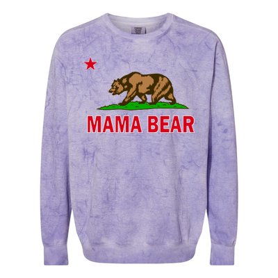 California Republic Mama Bear Colorblast Crewneck Sweatshirt