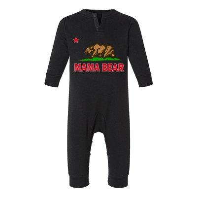 California Republic Mama Bear Infant Fleece One Piece