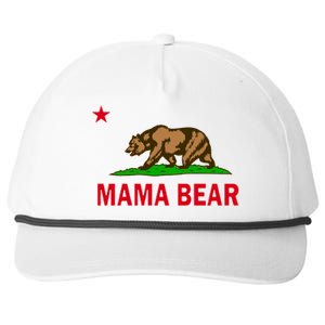 California Republic Mama Bear Snapback Five-Panel Rope Hat