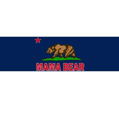 California Republic Mama Bear Bumper Sticker