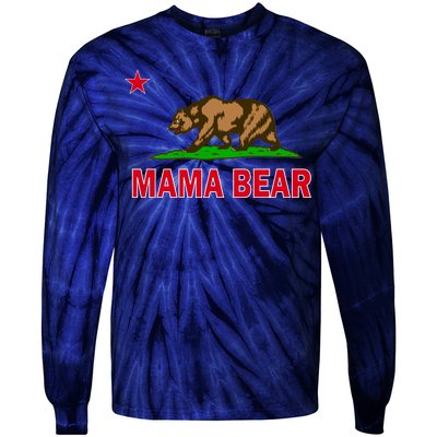 California Republic Mama Bear Tie-Dye Long Sleeve Shirt