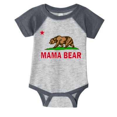 California Republic Mama Bear Infant Baby Jersey Bodysuit