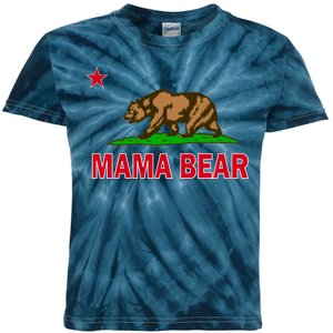 California Republic Mama Bear Kids Tie-Dye T-Shirt