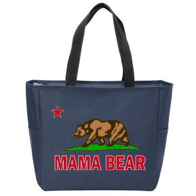 California Republic Mama Bear Zip Tote Bag