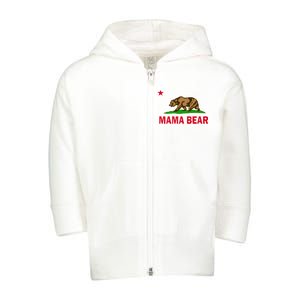 California Republic Mama Bear Toddler Zip Fleece Hoodie