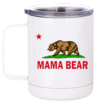 California Republic Mama Bear 12 oz Stainless Steel Tumbler Cup