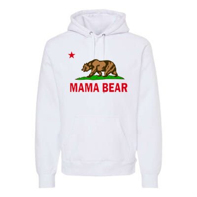 California Republic Mama Bear Premium Hoodie