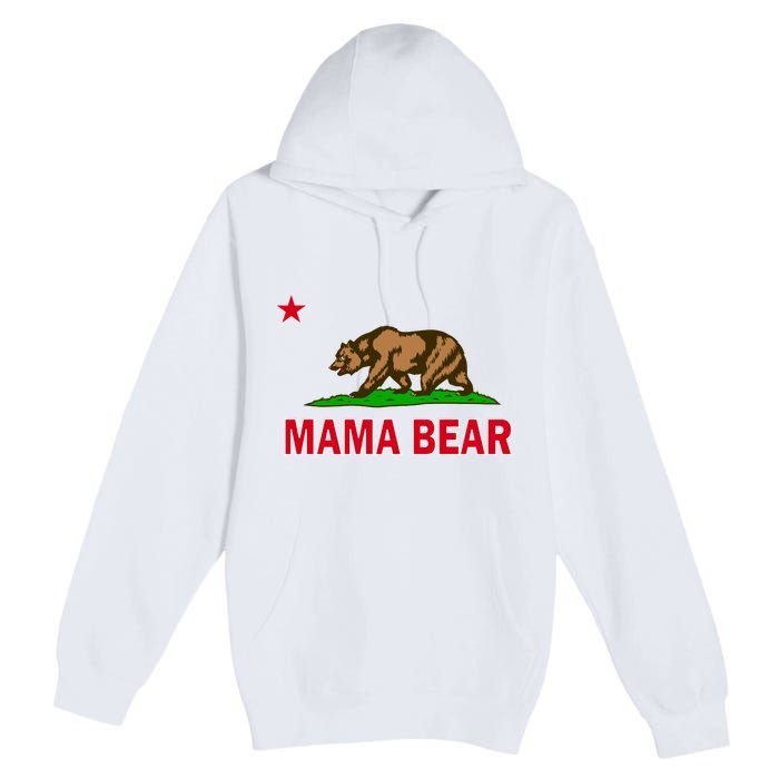 California Republic Mama Bear Premium Pullover Hoodie