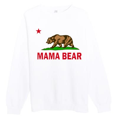 California Republic Mama Bear Premium Crewneck Sweatshirt