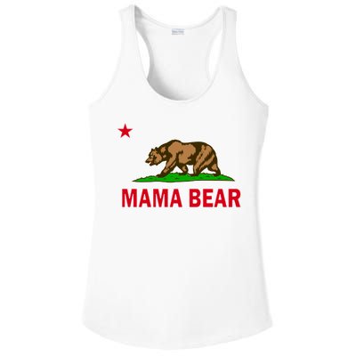 California Republic Mama Bear Ladies PosiCharge Competitor Racerback Tank