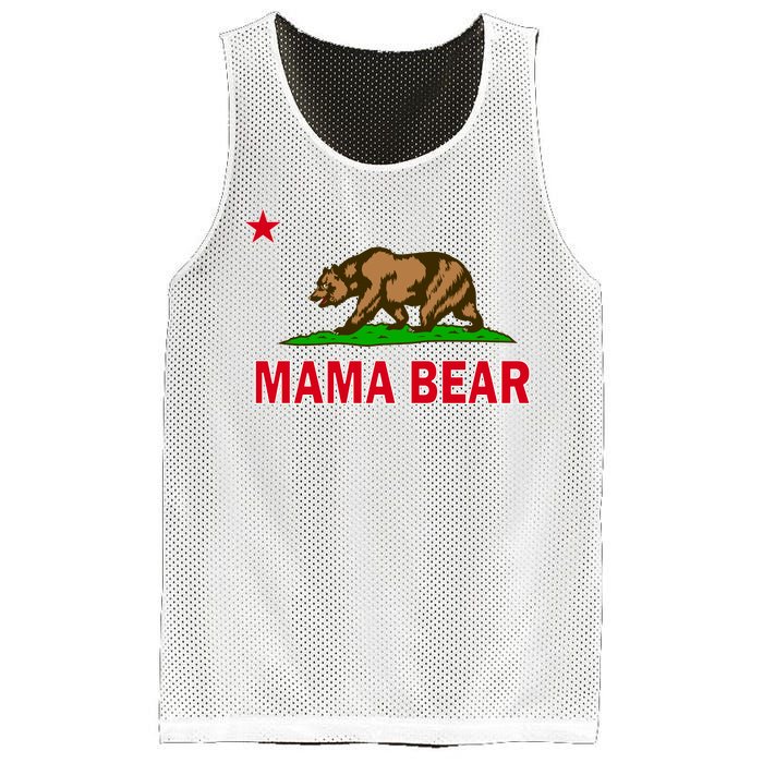 California Republic Mama Bear Mesh Reversible Basketball Jersey Tank