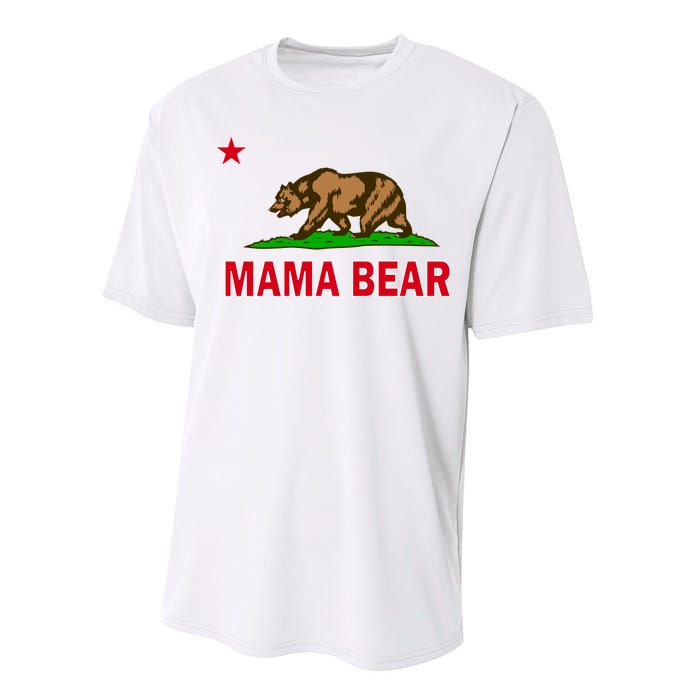 California Republic Mama Bear Performance Sprint T-Shirt