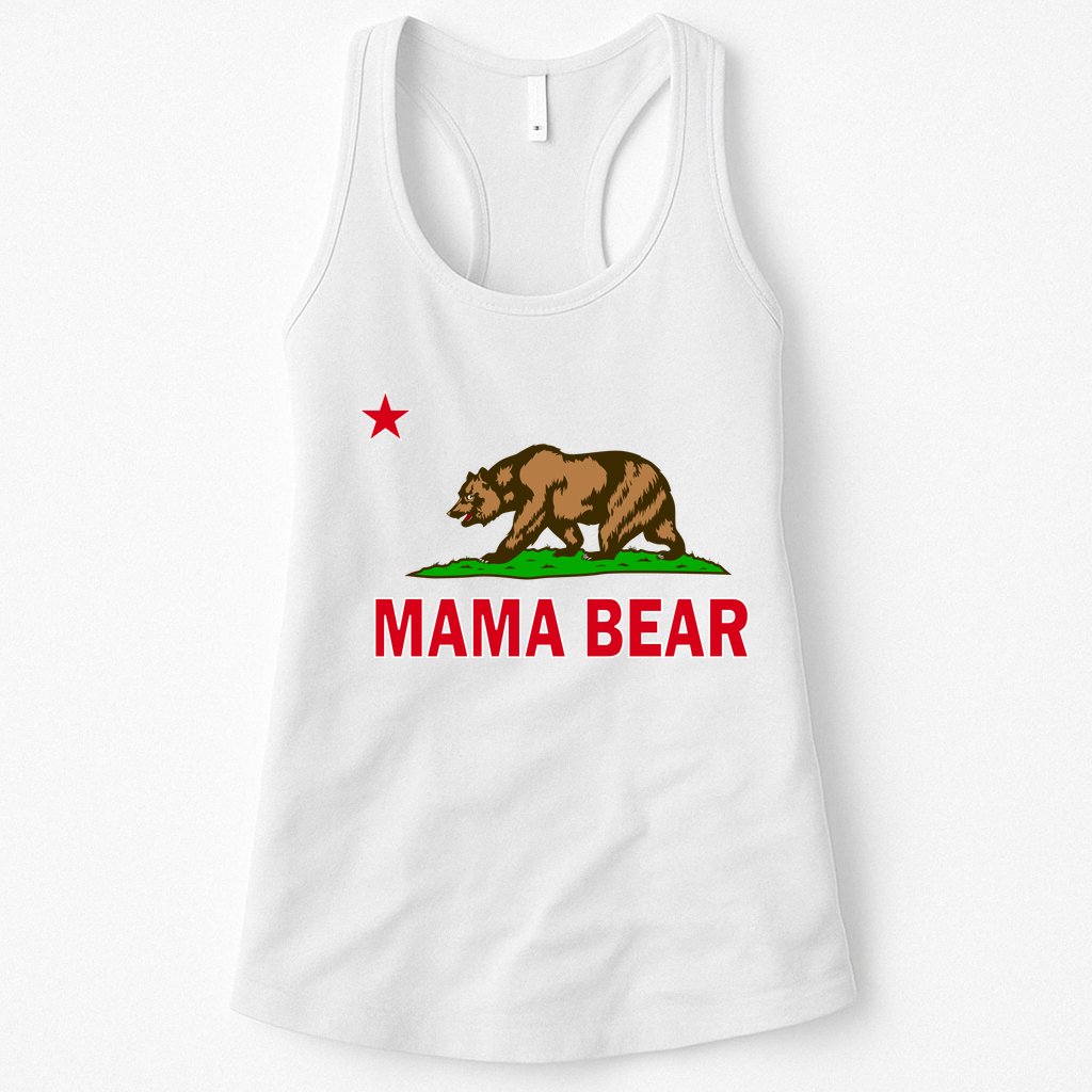 California Republic Mama Bear Womens Tank Top
