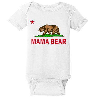 California Republic Mama Bear Baby Bodysuit