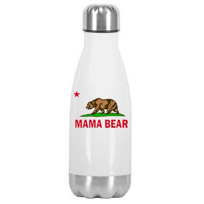 California Republic Mama Bear Stainless Steel Insulated Water Bottle