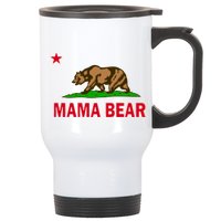 California Republic Mama Bear Stainless Steel Travel Mug